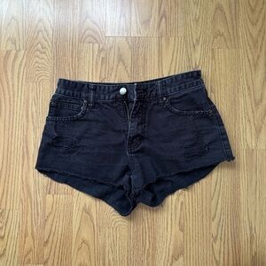 Billabong women’s high waisted denim shorts